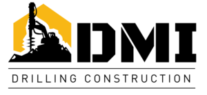 Large DMI Drilling Construction Logo