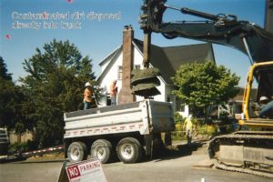 Contaminated dirt disposal